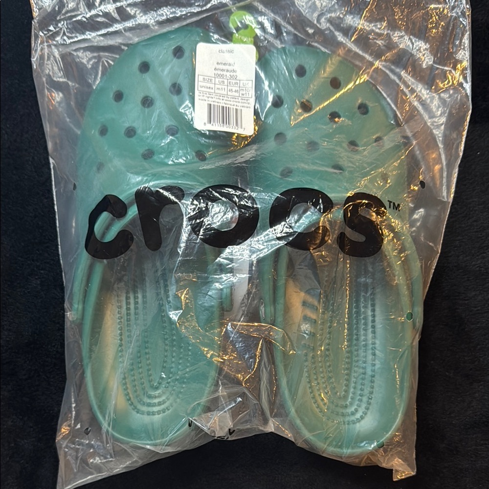 CROCS Teal Comfort Clogs